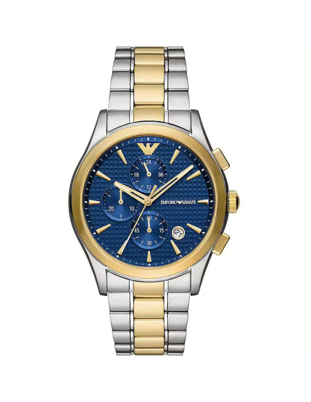 Orologio Emporio Armani uomo AR11579 Paolo crono quarzo blu 