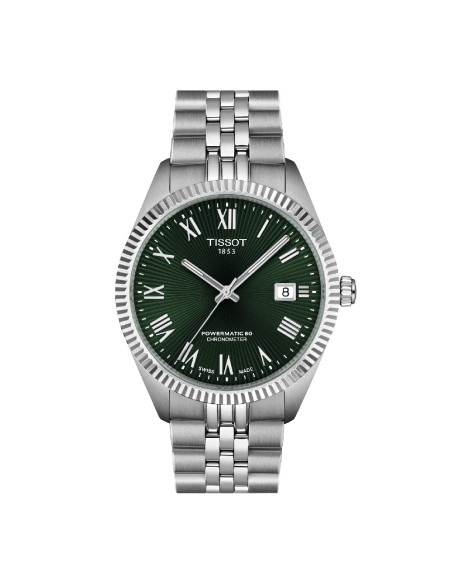 Orologio Tissot uomo T1564081109300 Ballade Powermatic 80 automatico verde rotondo