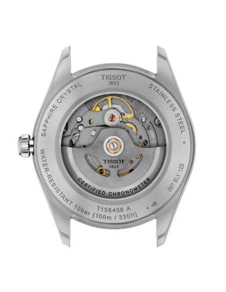 Orologio Tissot uomo T1564081109300 Ballade Powermatic 80 automatico verde rotondo