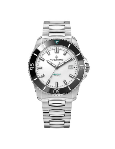 Orologio Venezianico uomo 4521531C Nereide Ceramica automatico bianco