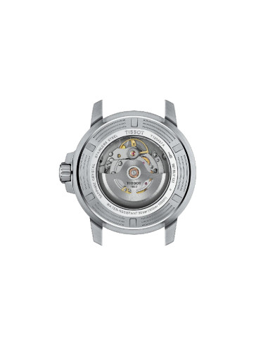 Orologio Tissot uomo T1204071109101 Seastar 1000 automatico verde rotondo