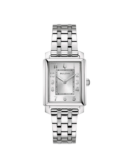 Orologio Bulova donna 96L349 Sutton Tank quarzo bianco rettangolare