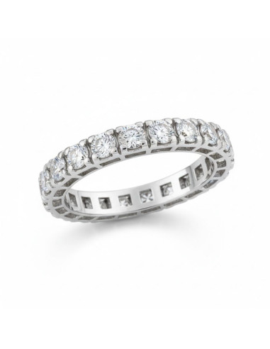 Anello Nardelli donna CL83116VS Eternal oro bianco diamanti