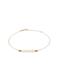 Bracciale Bliss bambina 20104823 My Baby cuore oro giallo rosso