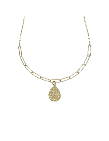 Collana Dana donna CLDBO04OGL40E3 Amalia girocollo goccia oro giallo