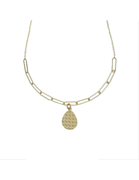 Collana Dana donna CLDBO04OGL40E3 Amalia girocollo goccia oro giallo