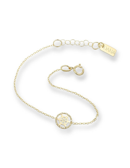 Bracciale Dana bambino BRBBO06OGL13E2 Baby ciondolo timone oro giallo