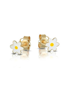 Orecchini Dana bambina ORBFC17OGSB Linea Bimba e Nascita fiore bianco 