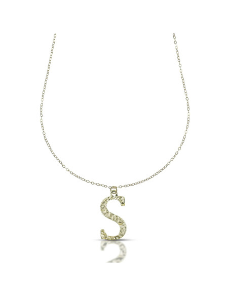 Collana Dana donna CLDSESSOGL42E3 Iniziali pendente lettera S