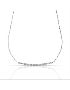 Collana Dana donna CLDFI05OBPBL42R2 Collane zirconi oro bianco