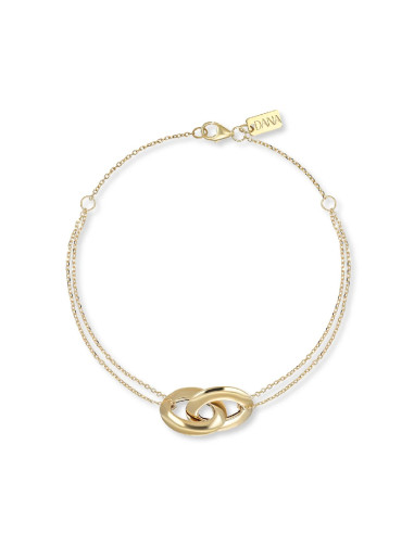Bracciale Dana donna BRDOI07OGL19R2 Ovalya catena cerchi oro giallo  
