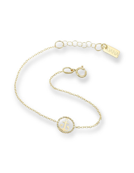 Bracciale Dana bambino BRBBO05OGL13E2 Baby catena ancora oro giallo
