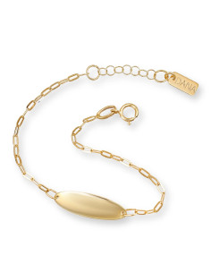 Bracciale Dana bambino BRBBO39OGL13E2 Baby catena targa oro giallo   