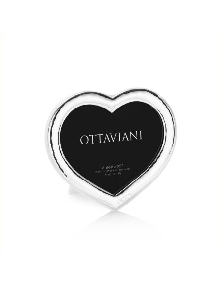 Cornice Ottaviani 1016A Miro Silver portafoto cuore argento 999
