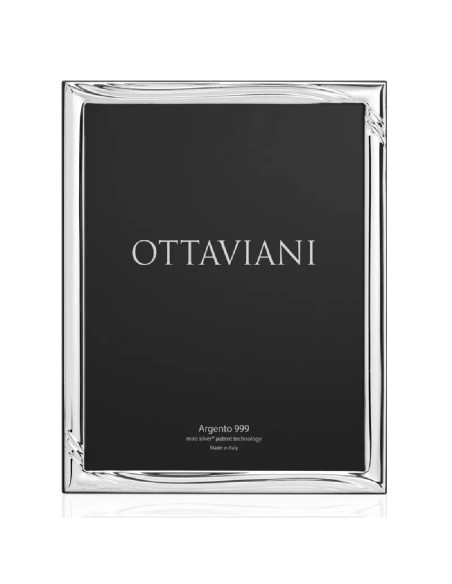 Cornice Ottaviani 1X02 Vibrazioni rettangolare argento 999