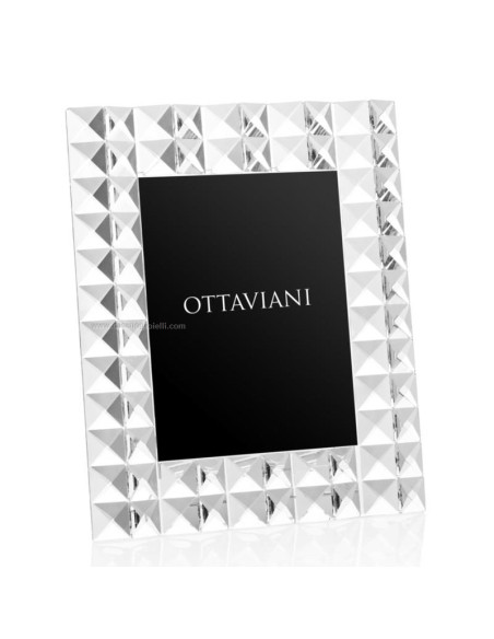 Cornice Ottaviani 25058 portafoto rettangolare cristallo