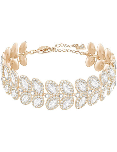 Bracciale Swarovski donna 5350618 Baron foglia cristalli oro rosa 