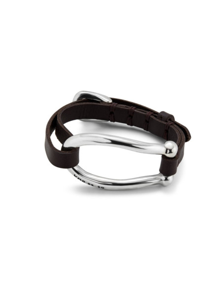 Bracciale Uno de 50 donna PUL2418MARMTLOL Youthful rigido cuoio 