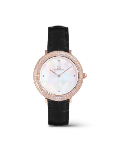Orologio Daniel Wellington donna DW00100827 Crystalline Bezel Black Croc