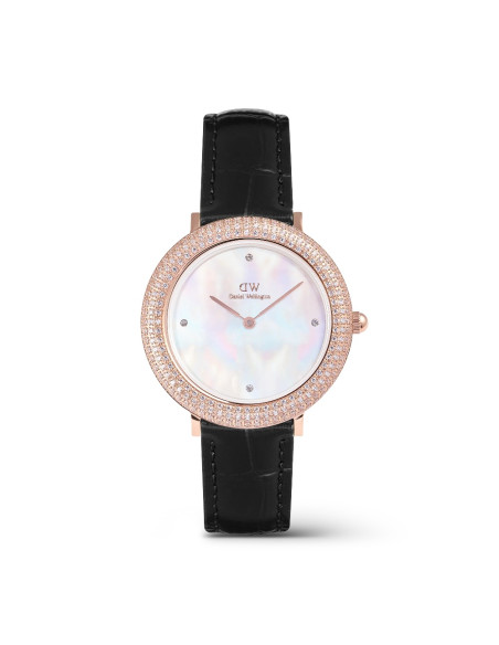 Orologio Daniel Wellington donna DW00100827 Crystalline Bezel Black Croc