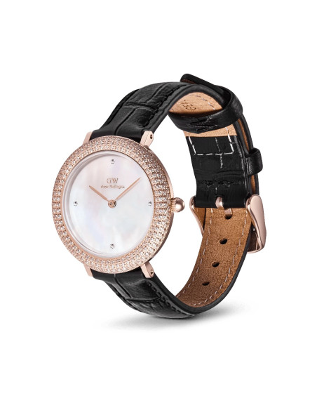Orologio Daniel Wellington donna DW00100827 Crystalline Bezel Black Croc