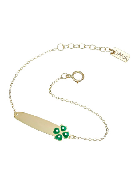 Bracciale Dana bimbo BRBFC01OGSVL13E2 Baby quadrifoglio oro