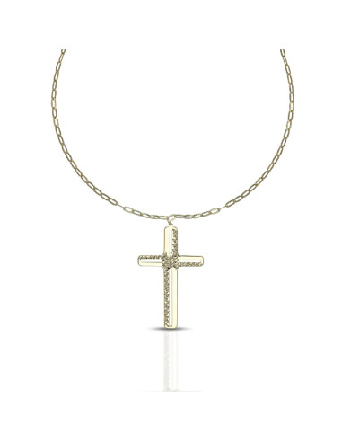Collana Dana uomo CLUSE58OGL50 Corpus Lux pendente croce oro giallo
