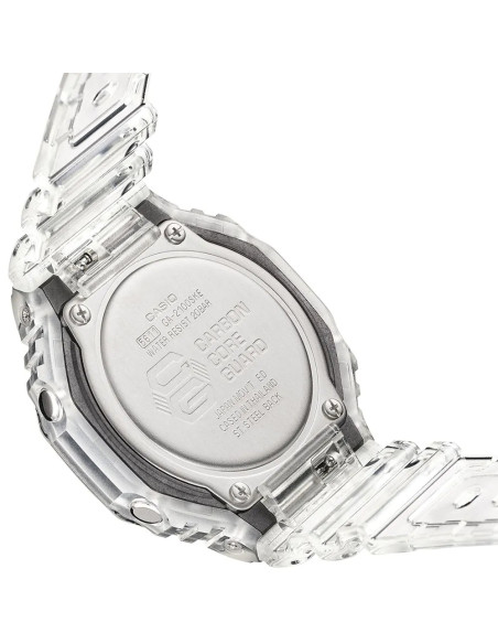 Orologio Casio uomo GA-2100SKE-7AER G-Shock digitale trasparente