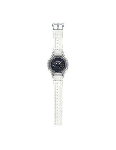 Orologio Casio uomo GA-2100SKE-7AER G-Shock digitale trasparente