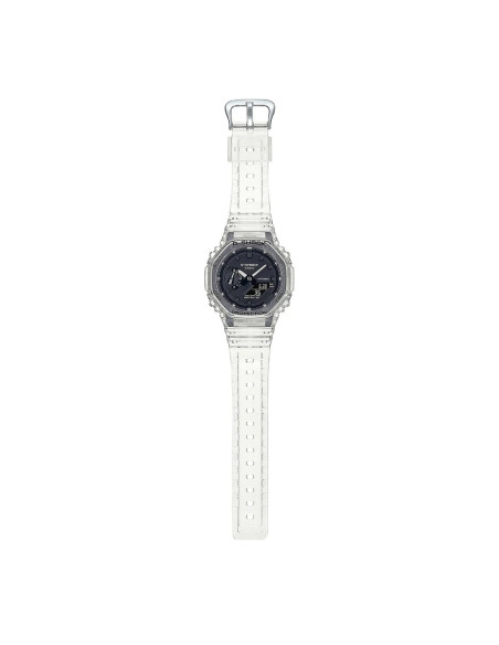 Orologio Casio uomo GA-2100SKE-7AER G-Shock digitale trasparente