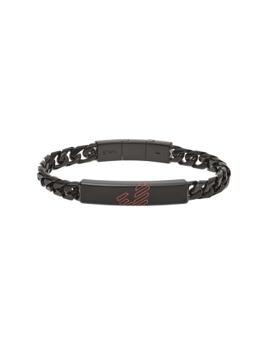 Bracciale Emporio Armani uomo EGS2592001 Jewels acciaio nero