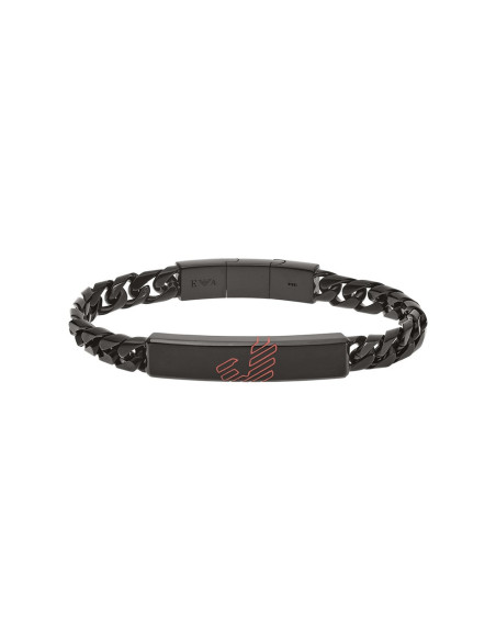 Bracciale Emporio Armani uomo EGS2592001 Jewels acciaio nero