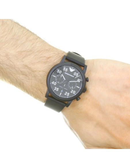 Orologio Emporio Armani uomo AR11133 Luigi crono nero