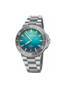 Orologio Oris uomo 0140077904185-SET Aquis Great Barrier Reef  tempo e data