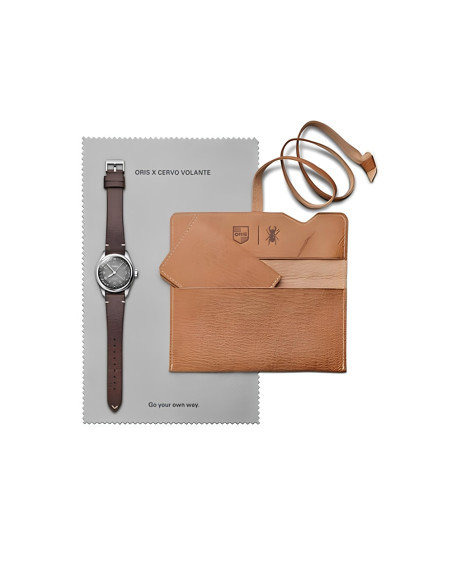 Orologio Oris uomo 0175477794063 SET Big Crown x Cervo Volante marrone