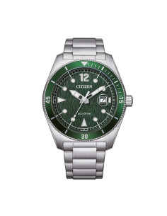 Orologio Citizen uomo AW1880-55X OF Collection Marine Eco Drive Verde