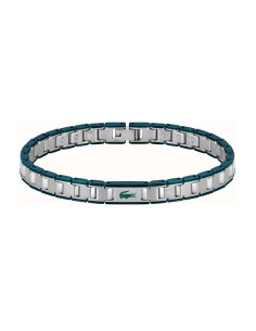 Bracciale Lacoste uomo 2040590 Metropole Edge bicolore Verde