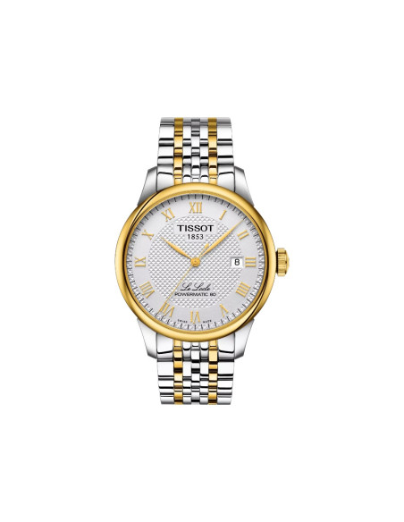 Orologio Tissot Uomo T0064072203301 Le Locle Classic Powermatic 80 Automatico Bicolore