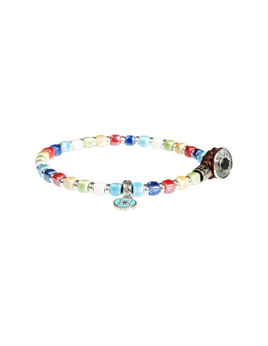 Bracciale Gerba CS07 Silver Ceramic Multicolor Argento 925 