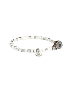 Bracciale Gerba CS06 Silver Ceramic Bianco Argento 925 