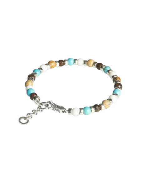 Bracciale Gerba MOSCH13 Stones Argento 925 Rodiato
