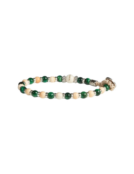 Bracciale Gerba Musle 01 Pietra e frammenti di conchiglia Argento 925  
