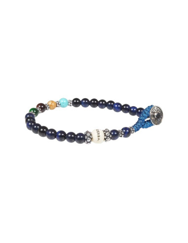 Bracciale Gerba LAB 072 Occhio di Tigre Blu