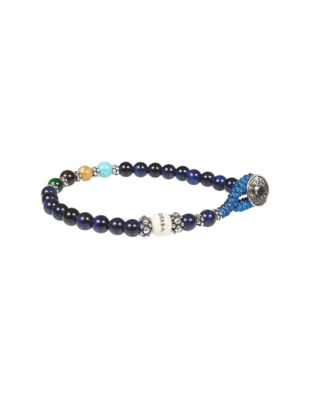 Bracciale Gerba LAB 072 Occhio di Tigre Blu