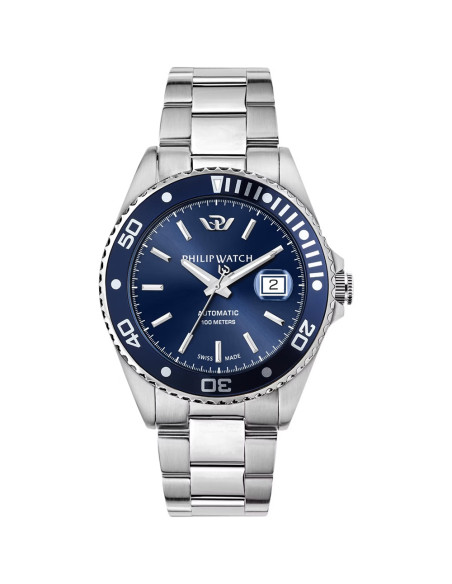 Orologio uomo Philip Watch R8223597034 Caribe sport blu auto Orologio uomo Philip Watch R8223597034 Caribe sport blu auto