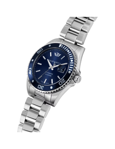 Orologio uomo Philip Watch R8223597034 Caribe sport blu auto Orologio uomo Philip Watch R8223597034 Caribe sport blu auto