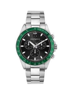 Orologio uomo Philip Watch R8273607010 Caribe Sport acciaio nero verde