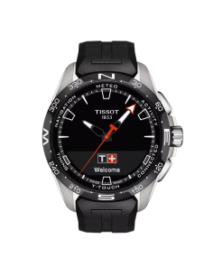Orologio Tissot uomo T1214204705100 T-touch connect solar 47.5mm nero