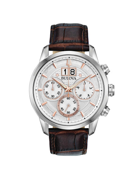 Orologio bulova uomo 96B309 sutton bug date chrono