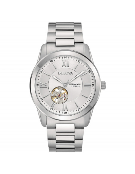 Orologio bulova uomo 96A280 classic automatic open heart 42mm